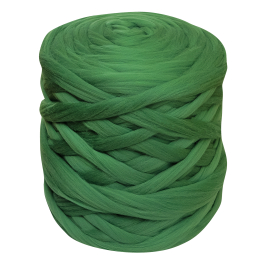 Wełna czesankowa do wyplatania koców 4,5kg TRAWA #45