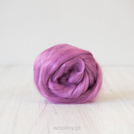 Czesanka wiskozy do filcowana FUKSJA