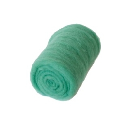 Wełna nowozelandzka w błamie do filcowania SELEDYNOWY