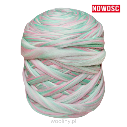 Wełna czesankowa 4,5kg SŁODKIE PASTELE #132 HURT