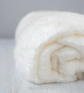 Jedwabna płachta Silk laps Jedwab 100% Biały Naturalny