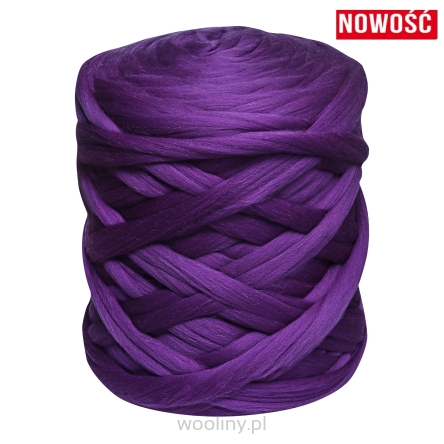 Wełna czesankowa polska JAGODOWY #100 wałek hurt 4,5kg