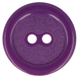 Guziki dwudziurkowe plastykowe 20 mm FIOLETOWY