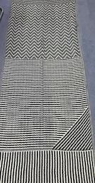 Damski etno szal z wełny merynosów dwustronny