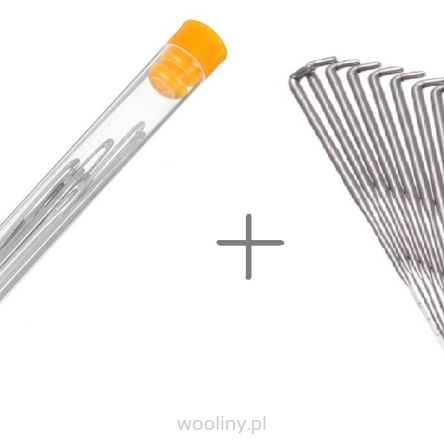 ZESTAW igieł do filcowania CIENKIE 10szt HURT + TUBA gratis