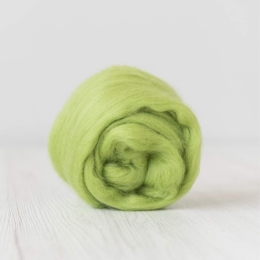 Wełna czesankowa 19mic ZIELONY merynos australijski 