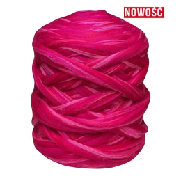 Wełna czesankowa polska 4,5kg WALENTYNKA #130 filcowanie
