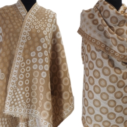 Damski męski wełniany szal z wełny merynosów