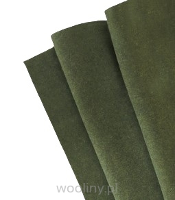 Filc wełniany 70% dekoracyjny 2mm MELANŻ ZIELONY