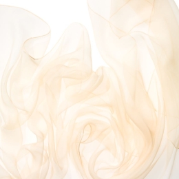 Szal jedwabny szyfon BEŻ 180x55cm do nuno filcowania 