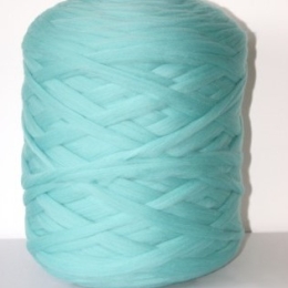 Wełna czesankowa Mini polska JASNY SZMARAGD 3kg HURT