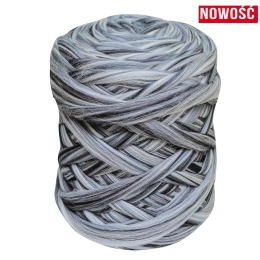 Wełna czesankowa polska SZARA ZEBRA #99 wałek 4,5kg hurt