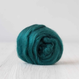 Czesanka wiskozy do filcowana MORSKA ZIELEŃ