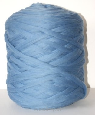 Wełna czesankowa Mini polska NIEBIESKI 3kg HURT