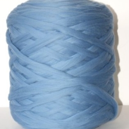 Wełna czesankowa Mini polska NIEBIESKI 3kg HURT