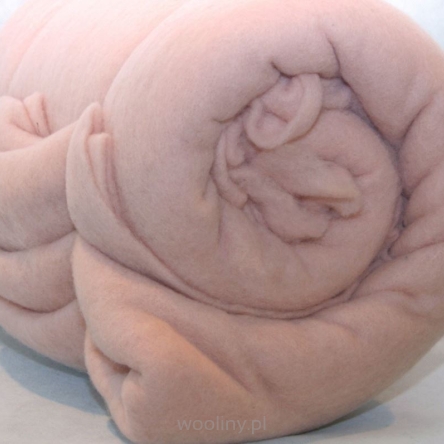 Filc igłowy prefilc wełniany do filcowania 100*150cm JASNY RÓŻ