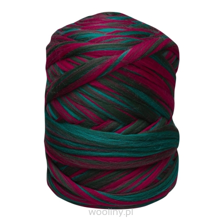 Wełna czesankowa Leśny Elf #148 do filcowania i wyplatania koców