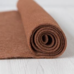 Filc wełniany 2mm Melanż brązu 30x30cm dekoracyjny