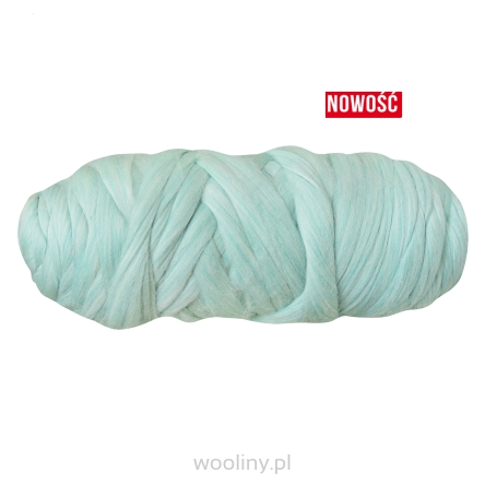 Wełna czesankowa 19mic MELANŻ SELEDYNOWY merynos australijski