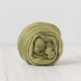 Wełna czesankowa 19mic SZPARAGOWY merynos australijski 