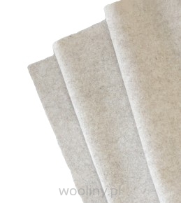 Filc wełniany 70% dekoracyjny 2mm MELANŻ BEŻOWY