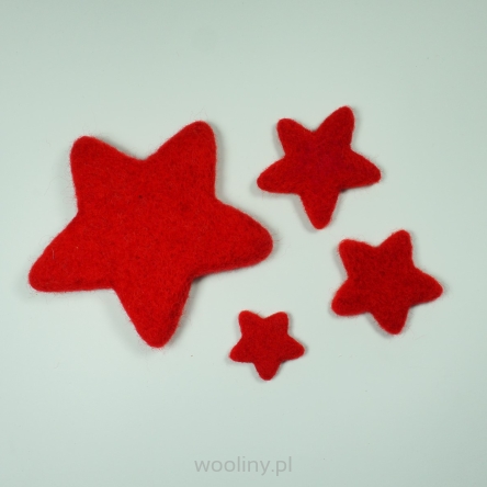 Filcowe gwiazdki gwiazdy dekoracyjne
