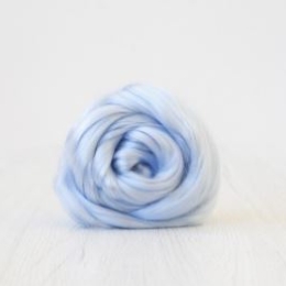 Czesanka Tencel Lyocell BŁĘKITNY z włókien roślinnych