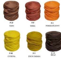 Zestaw wełny czesankowej Polska JESIEŃ 12 kolorów