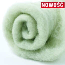 Wełna merynos w błamie do filcowania MIĘTA
