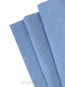 Filc wełniany 70% dekoracyjny 2mm MELANŻ BŁĘKITNY