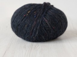 Włóczka CYRCUS alpaka z merynosem MELANŻ GRANATOWY 100g 