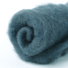 Wełna w błamie do filcowania SZARY MUSI