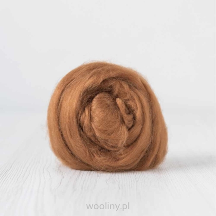 Czesanka wiskozy do filcowana CYNAMON