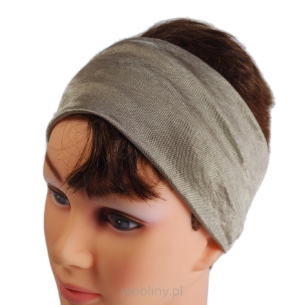 Jedwabna letnia opaska na włosy Rayon