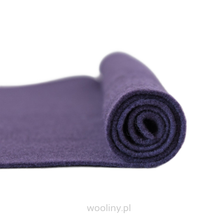Filc wełniany 2mm BAKŁAŻAN 30x30cm dekoracyjny