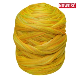 Wełna czesankowa polska 4,5kg NARCYZ #129 filcowanie