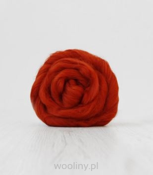Czesanka wiskozy do filcowana RUDY