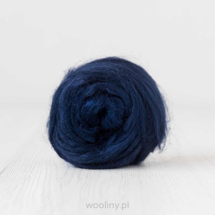 Czesanka wiskozy do filcowana GRANATOWY