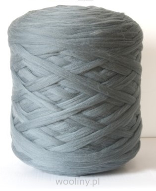 Wełna czesankowa Mini polska GRAFIT do filcowania