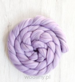 Wełna czesankowa  19mic MELANŻ LILIOWY merynos australijski