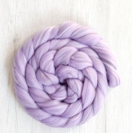 Wełna czesankowa  19mic MELANŻ LILIOWY merynos australijski