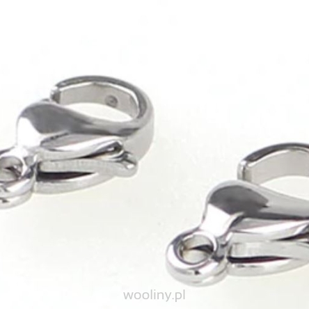 Zapięcie karabińczyk do korali i bransoletek 14 mm, 2 szt.