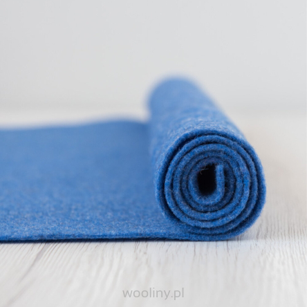 Filc wełniany 3mm dekoracyjny MELANŻ NIEBIESKI