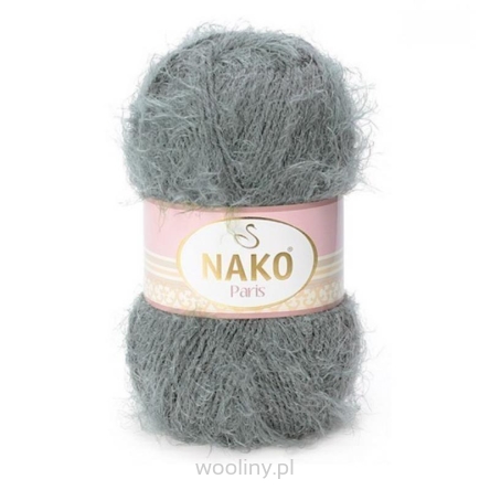 Włóczka NAKO PARIS 100g SZARY 1690 