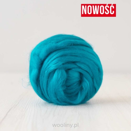 Czesanka wiskozy do filcowana KOBALT