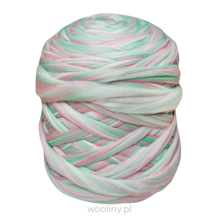 Wełna czesankowa polska SŁODKIE PASTELE #132 filcowanie