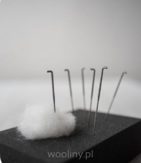 Mata gąbkowa do filcowania na sucho 10x15 cm