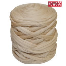 Wełna czesankowa merynos PREMIUM 22-24mic BRUDNY BEŻ