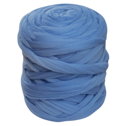 Wełna czesankowa do wyplatania koców 4,5kg NIEBIESKI #26