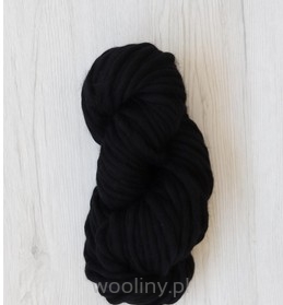 Włóczka DHG PIUMA XXL 100% merynos australijski 19mic CZARNY 200g